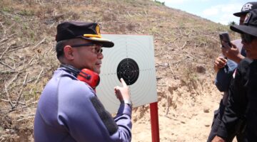 Latihan Bersama Polres Aceh Tenggara dan Perbakin, Tingkatkan Profesionalisme dan Kemahiran Menembak Personel