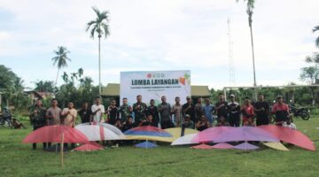 Hiburan Rakyat TMMD Abdya, Lomba Layangan Tradisional Tarik Antusias Warga